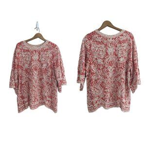 Solitaire Bell Sleeve Boho Beachy Embroidered Shirt
